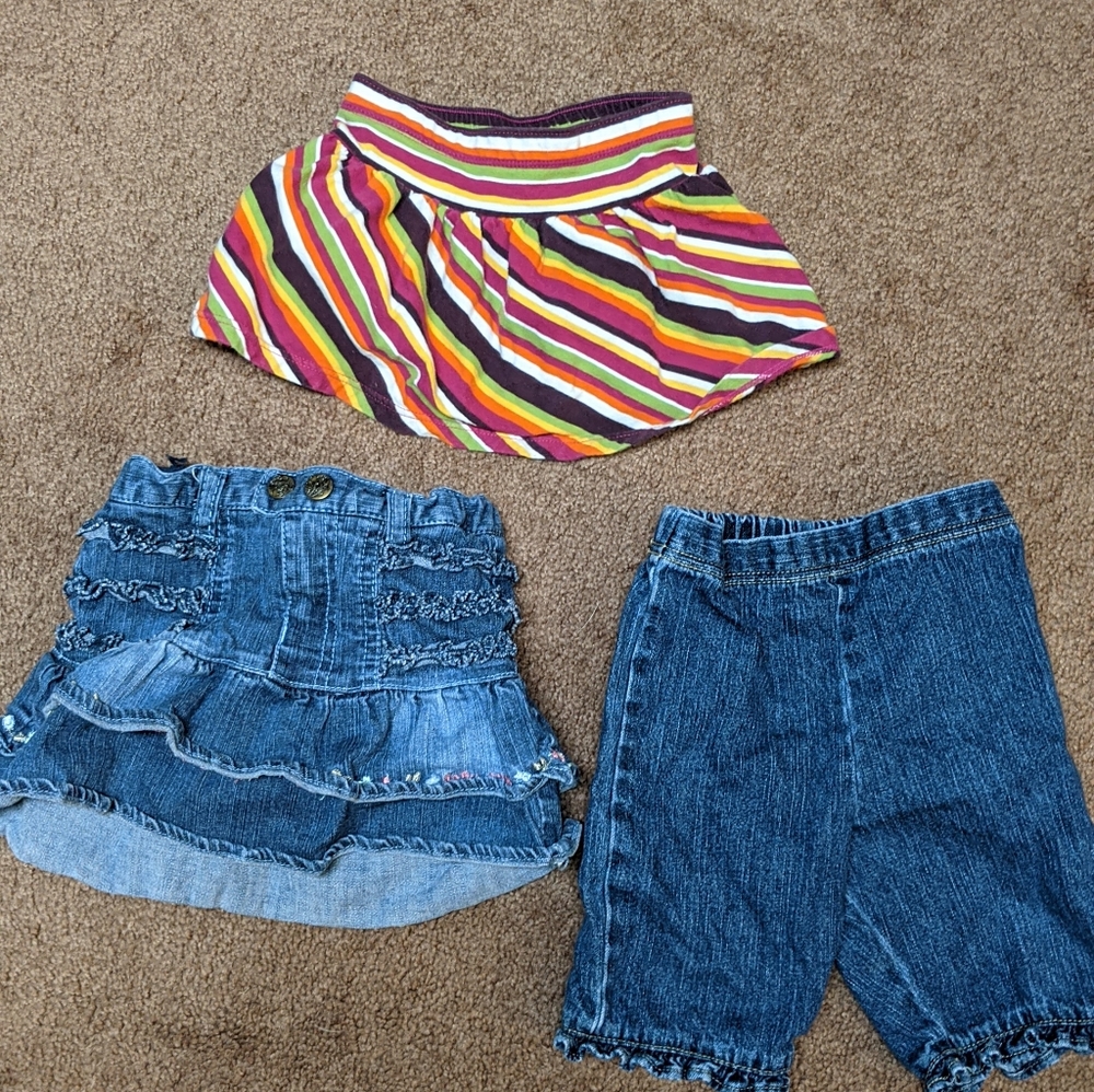 18 month shorts and skirts